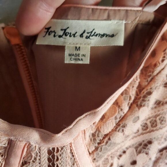 NWT! For Love and Lemons Dakota Lace Midi Dress - Picture 7 of 9